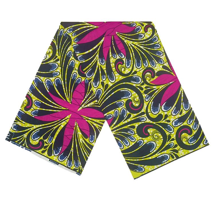 100% Qoton Wax Print Disinn Personalizzat